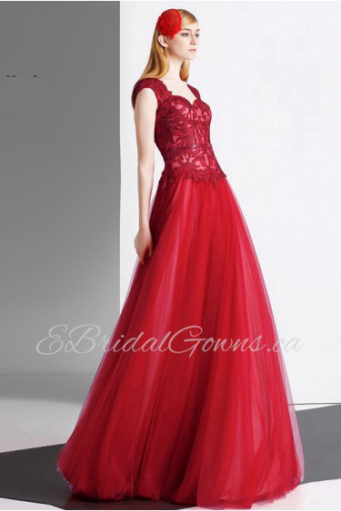 Sheath / Column V-neck Evening / Prom Dress with Rhinestone