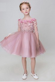 A-line Flower Girl Dress