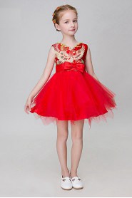 A-line Flower Girl Dress