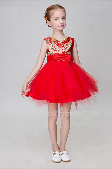 A-line Flower Girl Dress