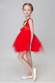 A-line Flower Girl Dress