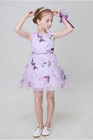 A-line Flower Girl Dress