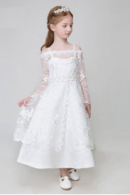 A-line Flower Girl Dress