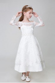 A-line Flower Girl Dress