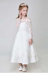 A-line Flower Girl Dress