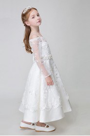 A-line Flower Girl Dress