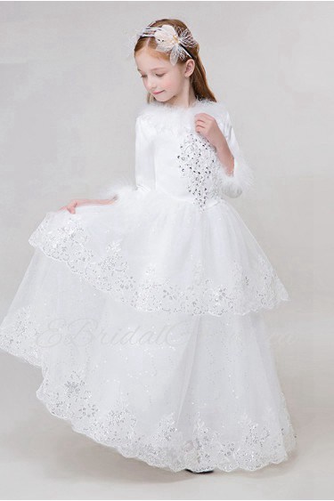 A-line Flower Girl Dress