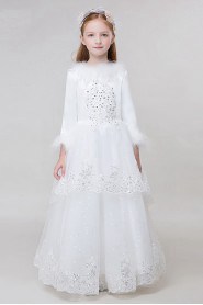 A-line Flower Girl Dress