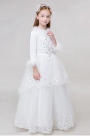 A-line Flower Girl Dress