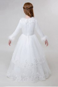 A-line Flower Girl Dress