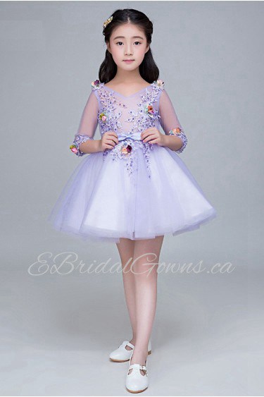 A-line Flower Girl Dress