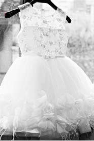 Lace A-line Flower Girl Dress