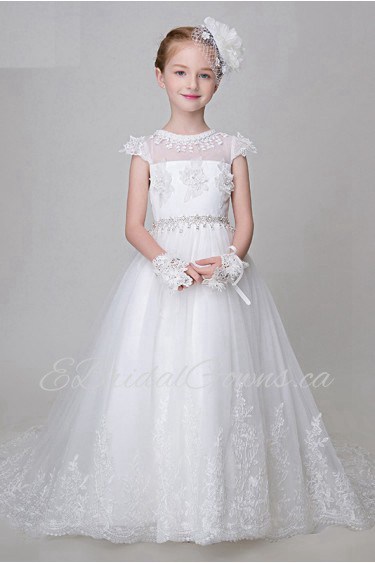 A-line Flower Girl Dress