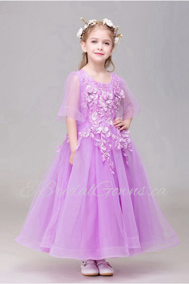 A-line Flower Girl Dress