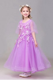 A-line Flower Girl Dress