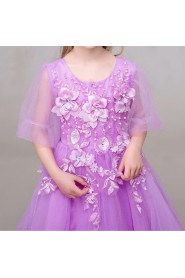 A-line Flower Girl Dress