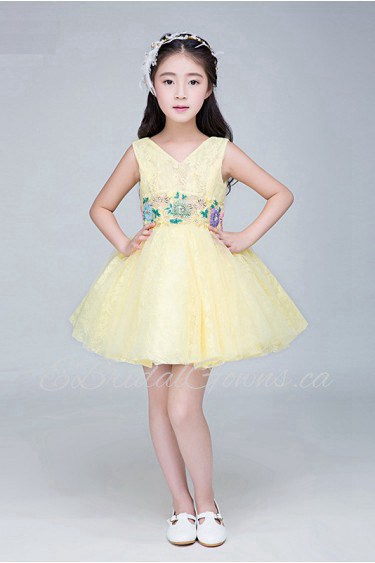 A-line Flower Girl Dress