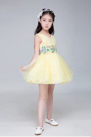 A-line Flower Girl Dress