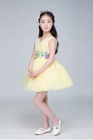 A-line Flower Girl Dress