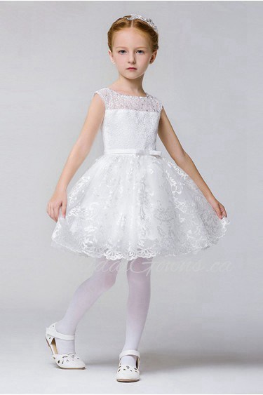 A-line Flower Girl Dress