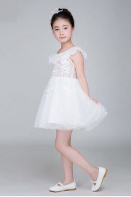 A-line Flower Girl Dress