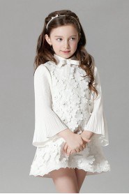 Long Sleeve A-line Flower Girl Dress