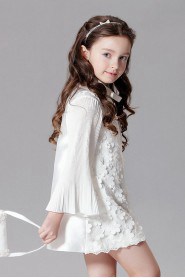 Long Sleeve A-line Flower Girl Dress