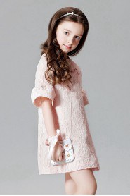 A-line Lace Flower Girl Dress