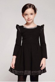 A-line Long Sleeve Flower Girl Dress