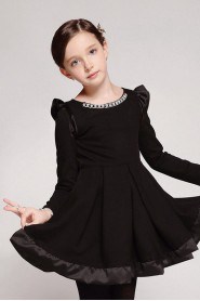 A-line Long Sleeve Flower Girl Dress