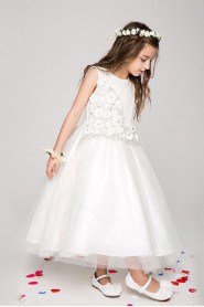 A-line Flower Girl Dress