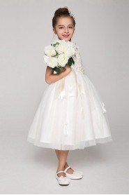 A-line Flower Girl Dress