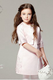 A-line Half Sleeve Flower Girl Dress