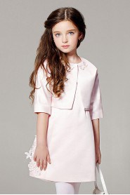 A-line Half Sleeve Flower Girl Dress