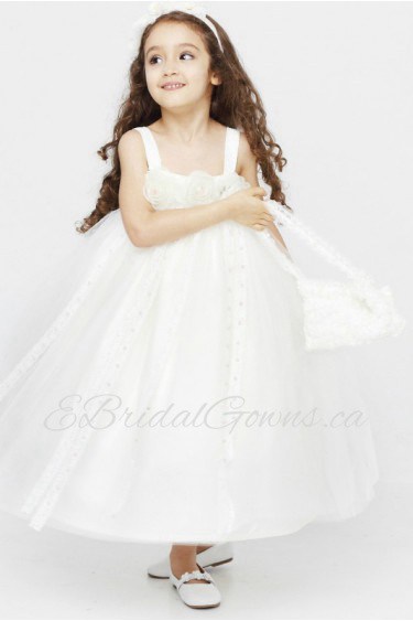 Tulle A-line Flower Girl Dress