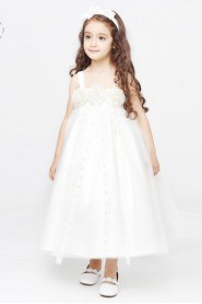 Tulle A-line Flower Girl Dress