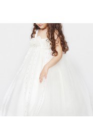 Tulle A-line Flower Girl Dress