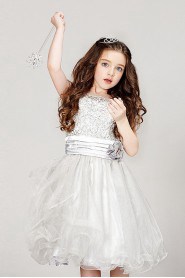 A-line Tulle Flower Girl Dress