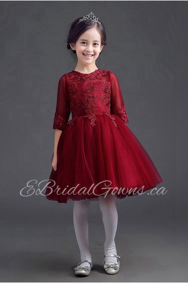 A-line Flower Girl Dress