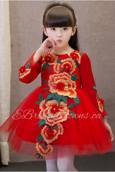 A-line Flower Girl Dress