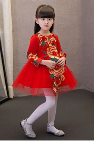 A-line Flower Girl Dress