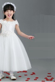 A-line Flower Girl Dress