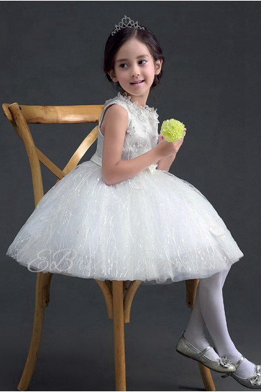 A-line Lace Flower Girl Dress