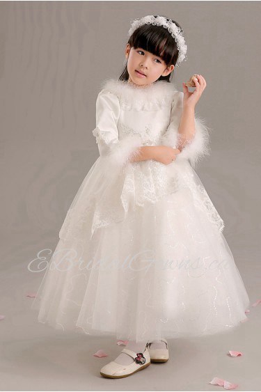 A-line Flower Girl Dress