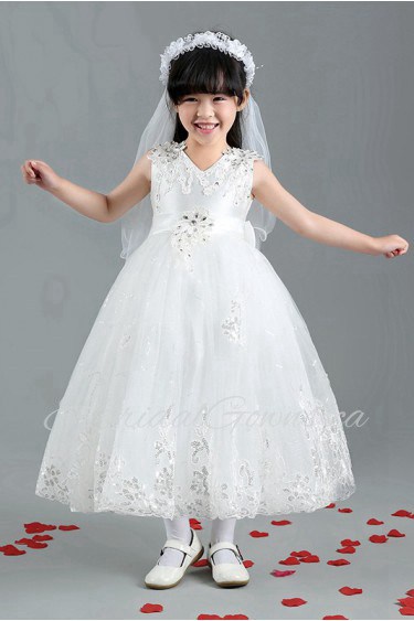 A-line Flower Girl Dress