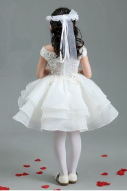 A-line Off-the-shoulder A-line Flower Girl Dress