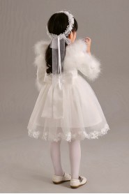 A-line Long Sleeve Flower Girl Dress