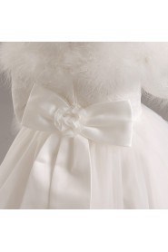 A-line Long Sleeve Flower Girl Dress