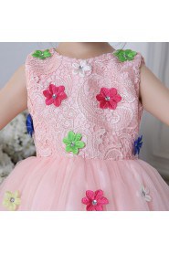 A-line Flower Girl Dress