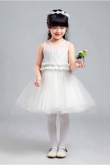 A-line Flower Girl Dress